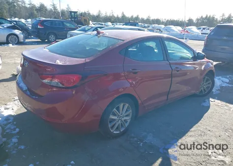 2016 Hyundai Elantra Se from USA, damaged, VIN 5NPDH4AE9GH744544